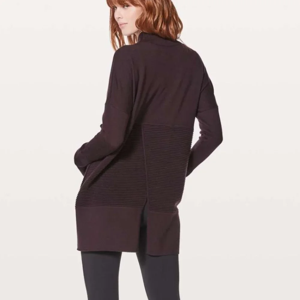 Lululemon Sit In Lotus Wrap II Black Cherry 8